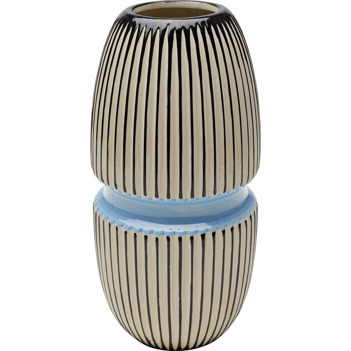 Kare- Florero Calabria Blue 31 cm