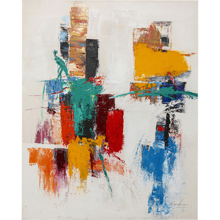 Cuadro Canvas Be Happy 150x120 cm