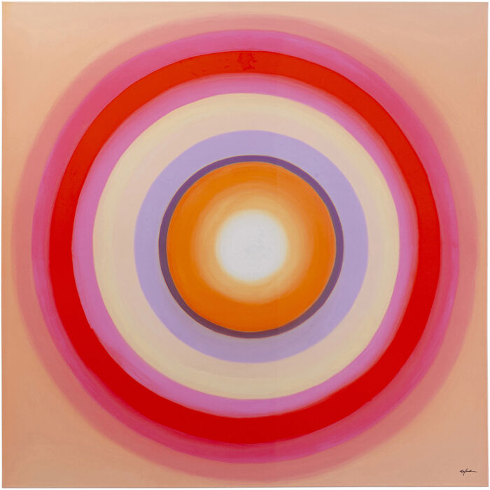 Cuadro Canvas Tendency Circle Pink 120x120 cm