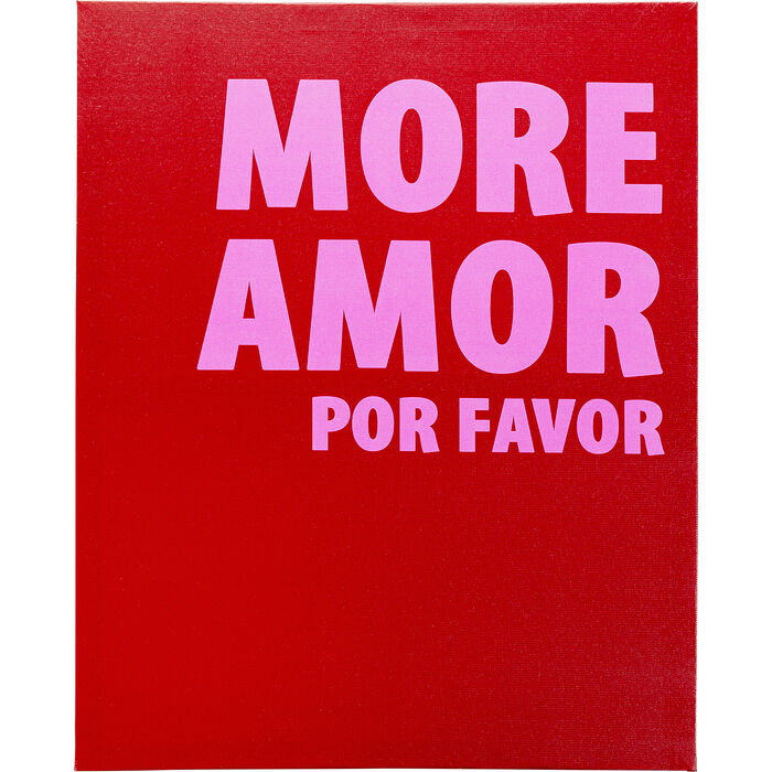 Cuadro Canvas More Amour 40x50 cm
