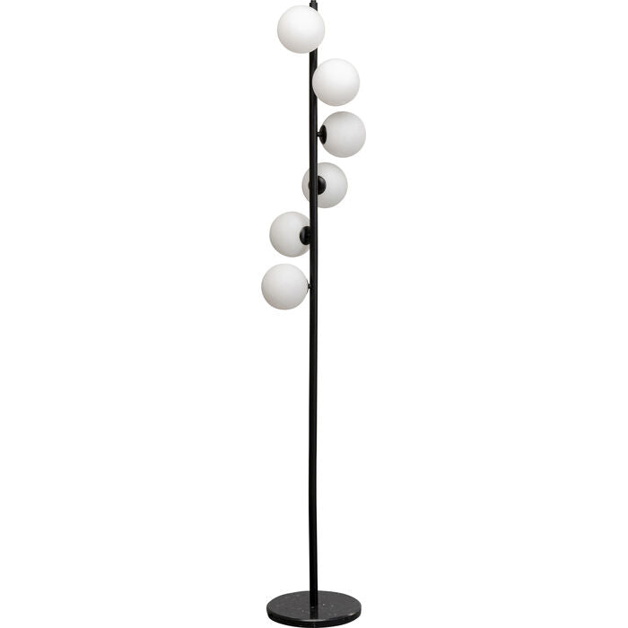 Lampara de Pie Scala Balls Milky Black 160 cm