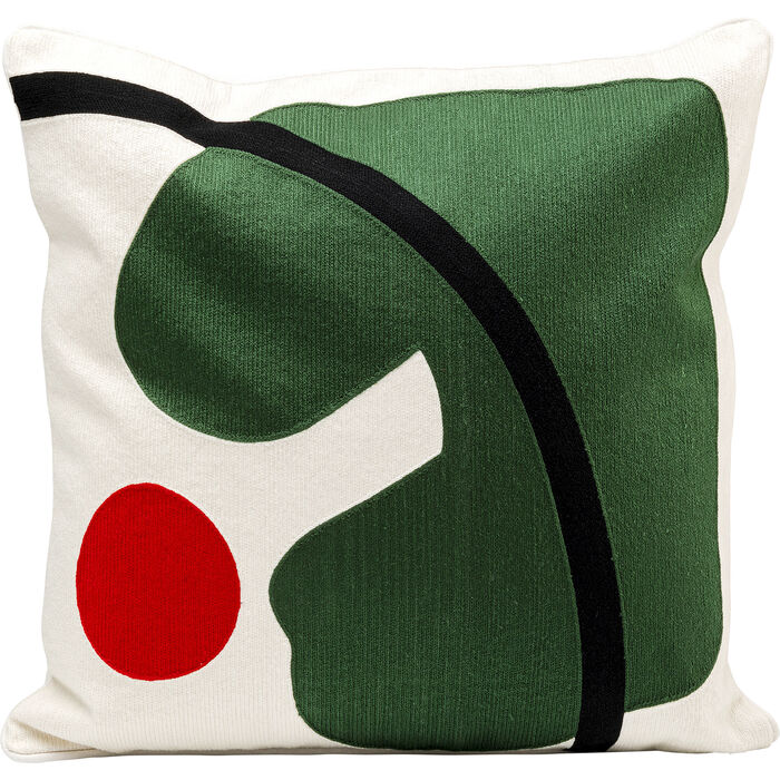 Cojin Art Line Green 50x50 cm