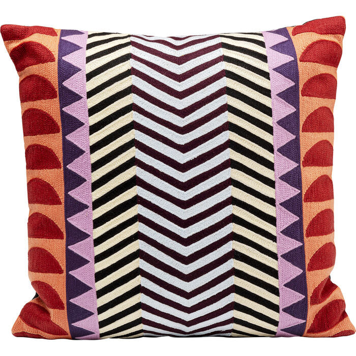 Cojin Colour Block Zig Zag 45x45 cm