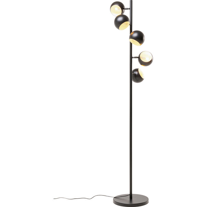 Lampara de Pie Calotta Black 5-Lights 180 cm