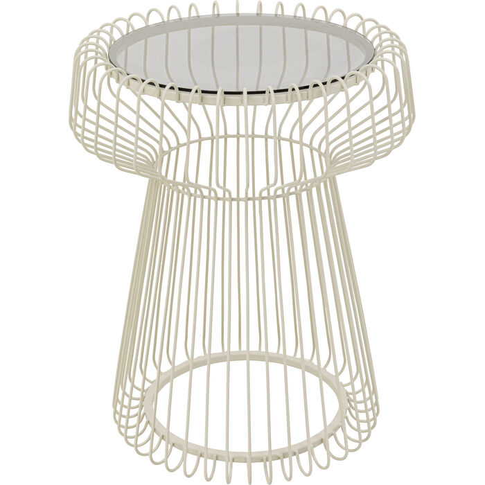 Mesa Auxiliar Lisboa Greige Ø38 cm