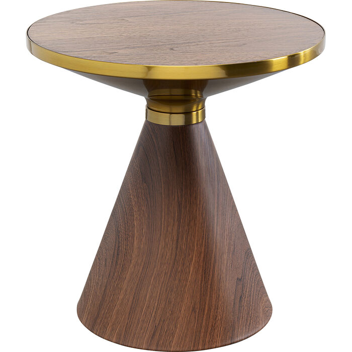 Mesa de Centro Cono Walnut Ø50 cm