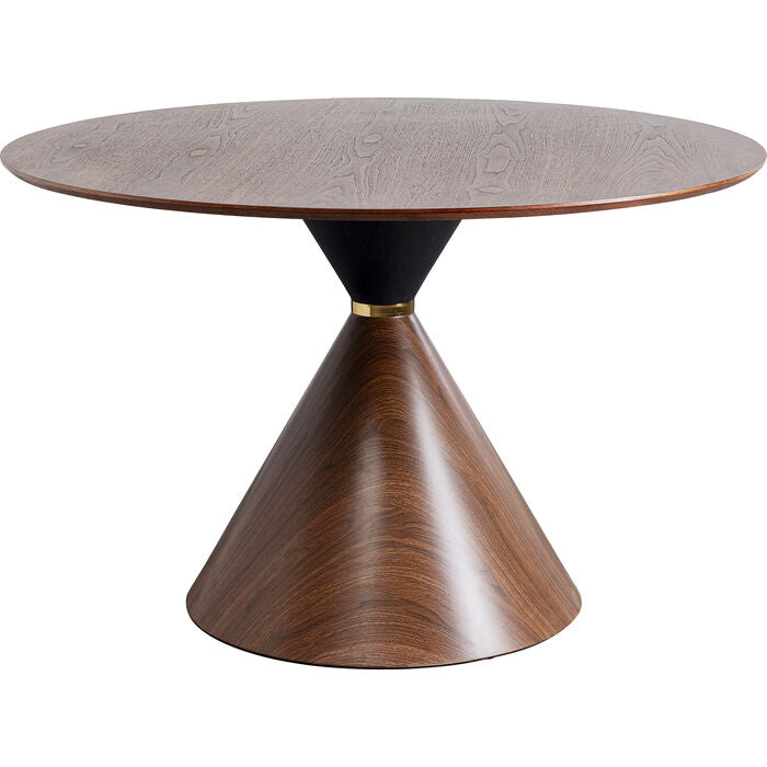 Mesa Cono Walnut Ø120 cm